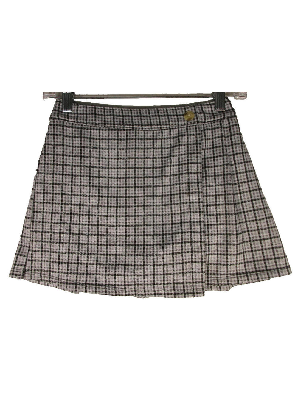 Abercrombie Kids Girls Wrap Front Plaid Skort Skirt Size 9/10 Multicolor